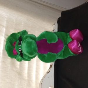 Vintage 1992 Barney Baby Bop 13" Plush Dinosaur